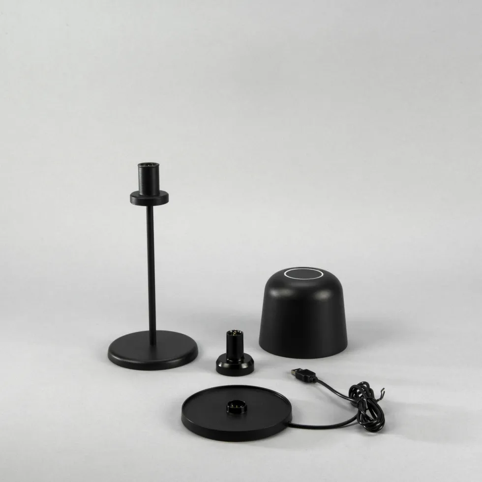 Bordslampa Gnosjö Konstsmide Biot USB Portabel