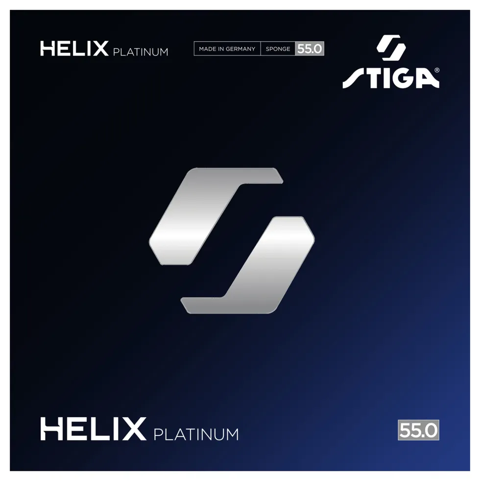 Bordtennisgummi Stiga Sports Helix Platinum 55 Red 2.2