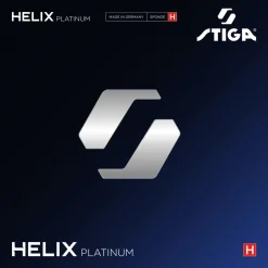 Bordtennisgummi Stiga Sports Helix Platinum H Black 2.2