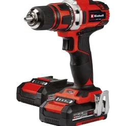 Borrmaskinskit Einhell TE-CD 18/40 Li +69 Sladdlös KIT med 2x2,0 Ah Batterier