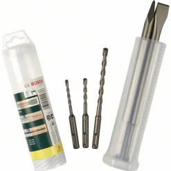Borr-/mejselset Bosch Power Tools 5-delars SDS Plus