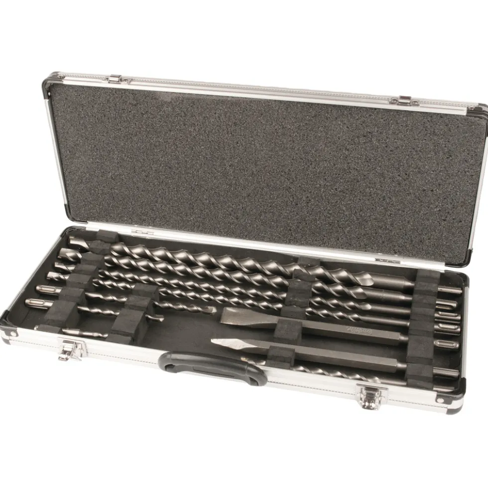 Borr- och mejselset Makita D-19174 10 delar SDS Plus