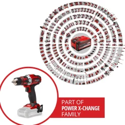 Borrskruvdragare Einhell TE-CD 18/40 Li-Solo