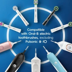 Borsthuvud Oral-B Cross Action Black 3 st