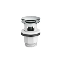 Bottenventil Hansgrohe Push-Open Krom