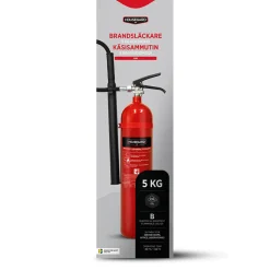 Brandsläckare Housegard 5 kg Koldioxidsläckare Röd