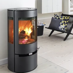 Braskamin Aduro 9 Fristående med Sidoglas 9kW