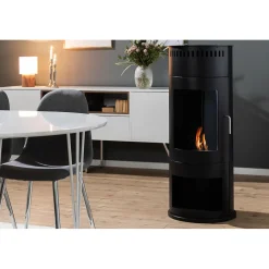Braskamin Arkiio Corbo Etanolkamin Fristående 112 cm Svart
