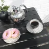 Cafébord Hillerstorp Krögaren 70x70Svart/Zink