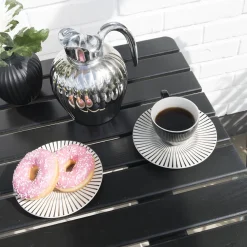 Cafébord Hillerstorp Krögaren 70x70Svart/Zink