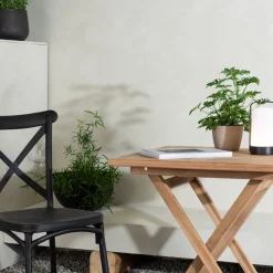 Cafébord Venture Home Kenya Teak Fällbart 70x70