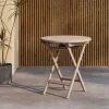Cafébord Venture Home Kenya Ø70 Vittvättad