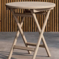 Cafébord Venture Home Kenya Ø70 Vittvättad