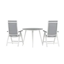 Cafégrupp Venture Home Break Ø90 cm med 2 Albany Stolar