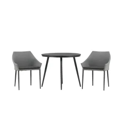 Cafégrupp Venture Home Break Ø90 cm med 2 Spoga Stolar