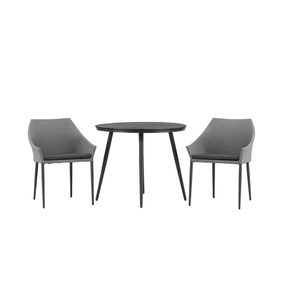 Cafégrupp Venture Home Break Ø90 cm med 2 Spoga Stolar