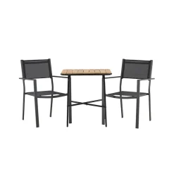 Cafégrupp Venture Home Holmbeck Bord med 2 Copacabana Stolar