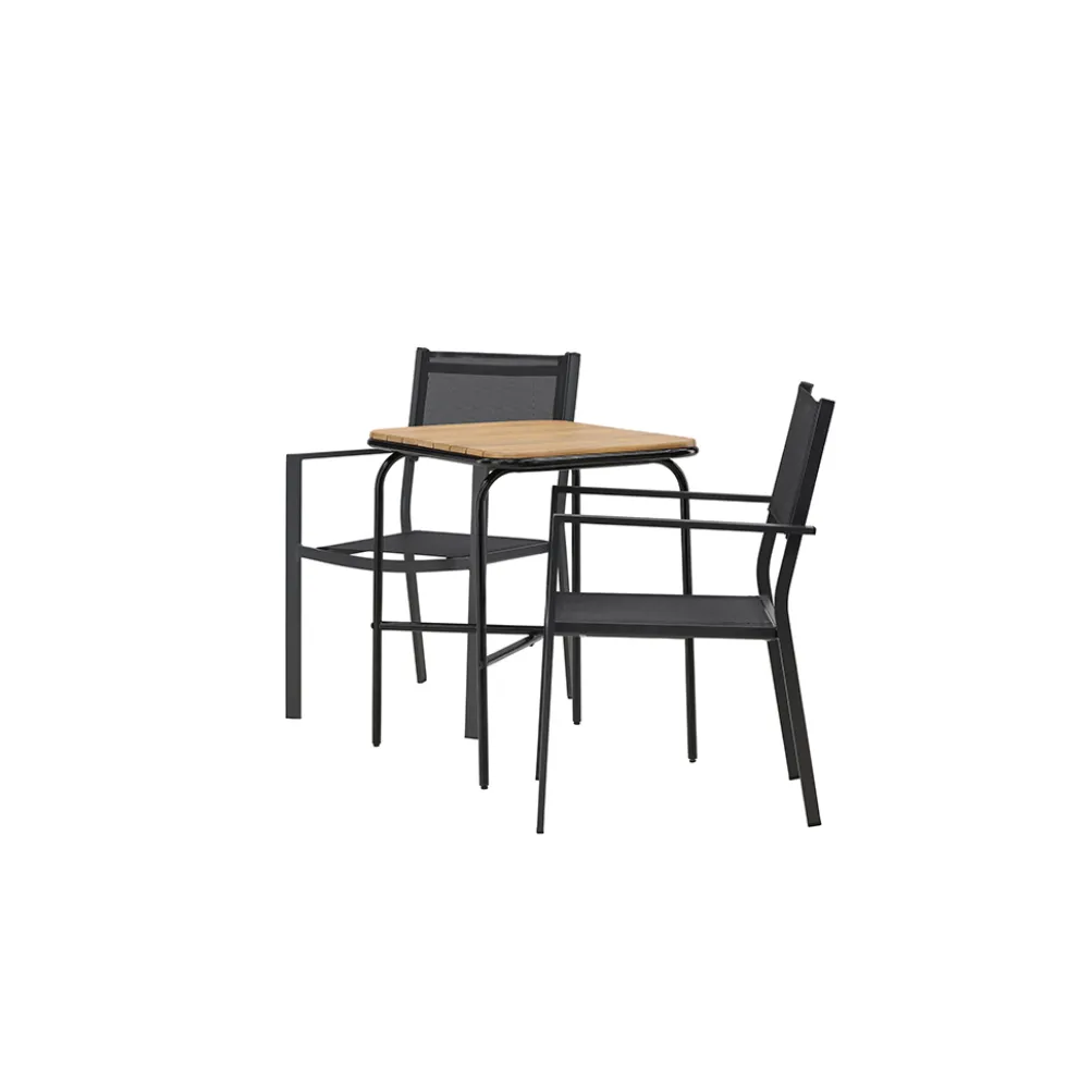 Cafégrupp Venture Home Holmbeck Bord med 2 Copacabana Stolar