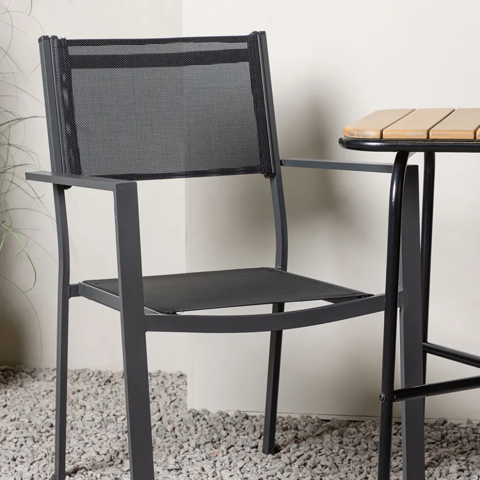 Cafégrupp Venture Home Holmbeck Bord med 2 Copacabana Stolar