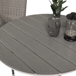 Cafégrupp Venture Home Parma med 2 Anna Trädgårdsstolar Utomhus