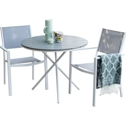 Cafégrupp Venture Home Pincy Ø 90 med 2 Copacabana Matstolar