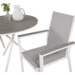 Cafégrupp Venture Home Pincy Ø 90 med 2 Trädgårdsstolar Utomhus