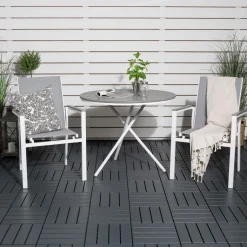 Cafégrupp Venture Home Pincy Ø 90 med 2 Trädgårdsstolar Utomhus