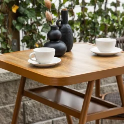Caféset Venture Home Amadora Trädgårdsgrupp i Brun Aluminium