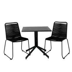 Caféset Venture Home Wille med 2 Lumi Trädgårdsstolar Utomhus