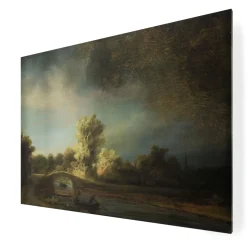 Canvastavla Art For The Home Rembrandt Stenbro Landskap 100x70cm