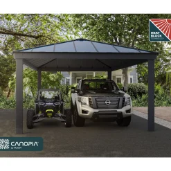 Carport Canopia by Palram Colorado Metall Dubbel Apex 4,3 X 6 m