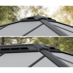 Carport Canopia by Palram Colorado Metall Dubbel Apex 4,3 X 4,3 m
