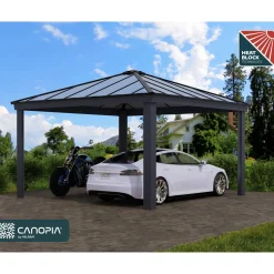 Carport Canopia by Palram Colorado Metall Dubbel Apex 4,3 X 4,3 m