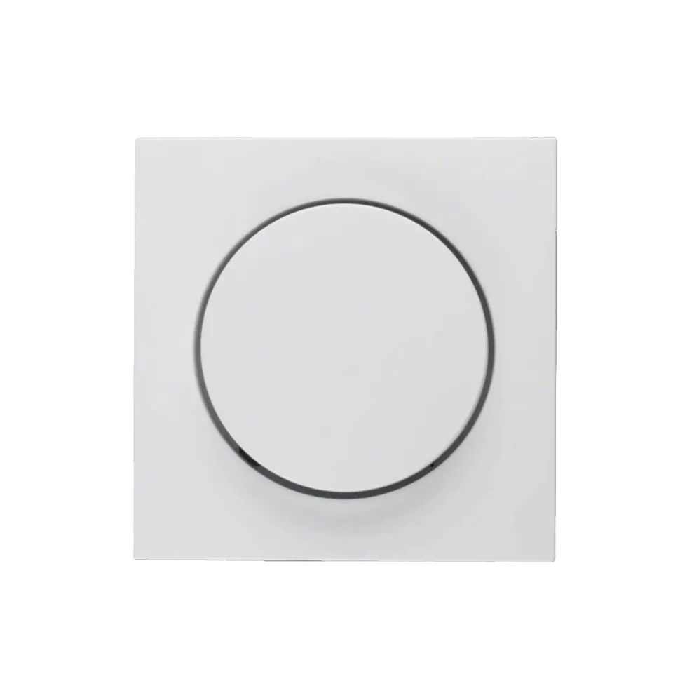 Centrumbricka Hager för Vriddimmer Inställningsknapp S.1/B.3/B.7 Vit