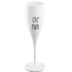 Champagneglas Med Text Koziol 100 mlGrl Pwr