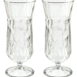 Club No. 17 Drinkglas Plast 400 ml Crystal Clear 2-pack