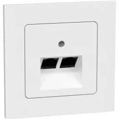 Data/Teleuttag Gelia 2xRJ45 Infälld