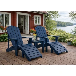 Däckstol Eden Wood Mölle Inkl Fotpall