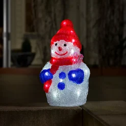 Dekorationsbelysning Gnosjö Konstsmide Snögubbe 4xAA