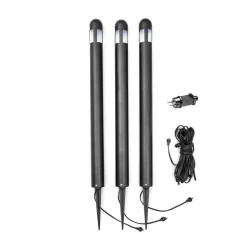Dekorationsbelysning Gnosjö Konstsmide Amalfi Svart 3 Set 75 cm