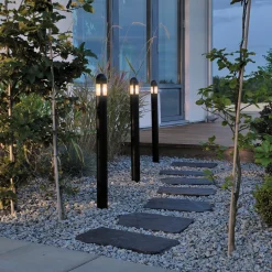 Dekorationsbelysning Gnosjö Konstsmide Amalfi Svart 3 Set 75 cm