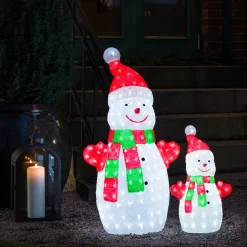 Dekorationsbelysning Gnosjö Konstsmide Snögubbe LED90 cm