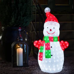 Dekorationsbelysning Gnosjö Konstsmide Snögubbe LED90 cm