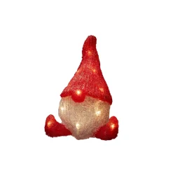 Dekorationsbelysning Gnosjö Konstsmide Tomte Akryl 26 cm 16 LED