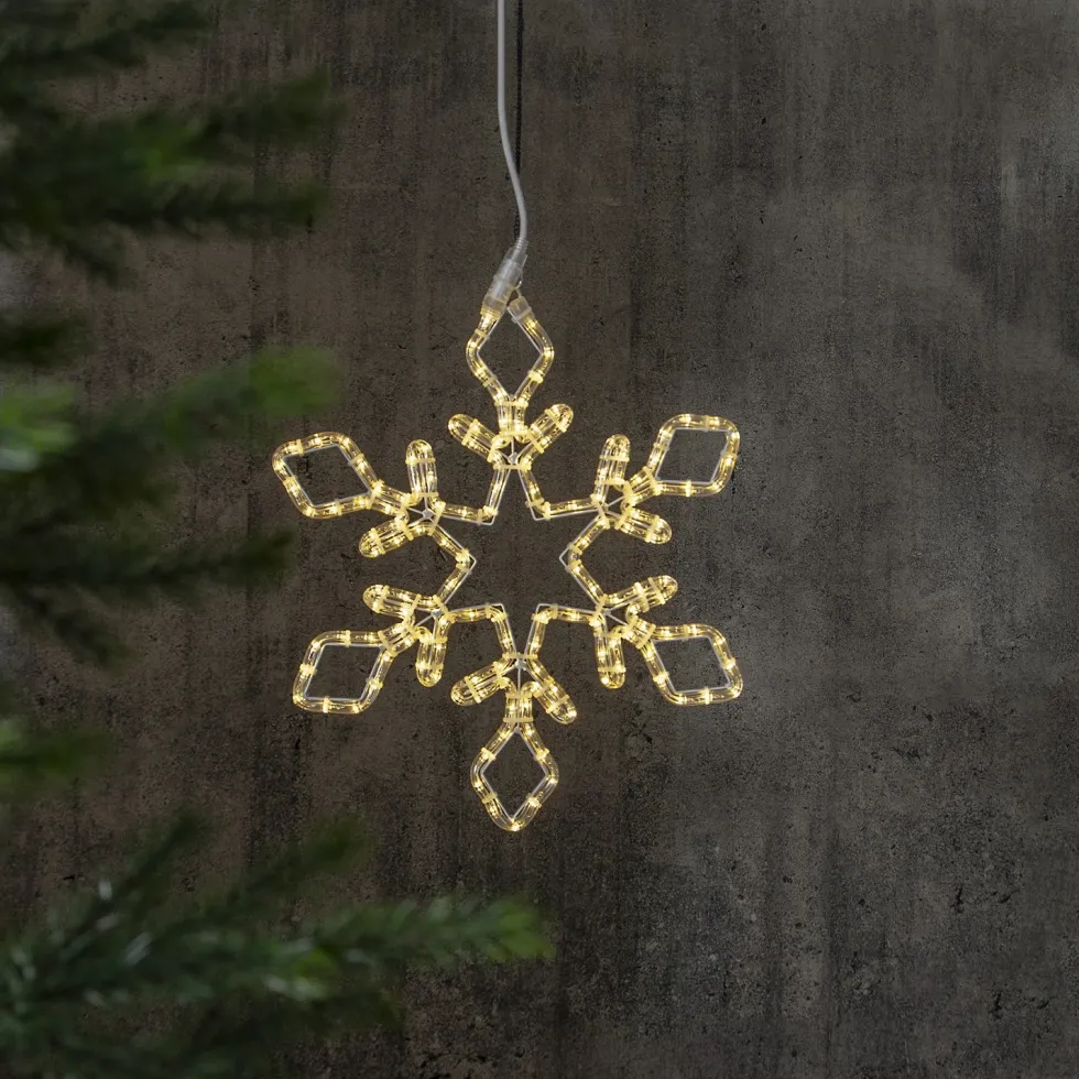 Dekorationsbelysning Star Trading Slt.Snöfl.RL43 cm WW