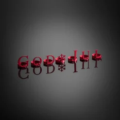 Dekorationsbokstäver Gnosjö Konstsmide God Jul