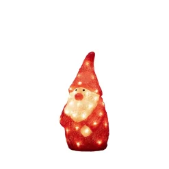 Dekorationsfigur Gnosjö Konstsmide Tomte Akryl 38 cm 40 LED