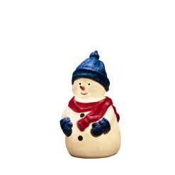 Dekorationsfigur Gnosjö Konstsmide Snögubbe LED
