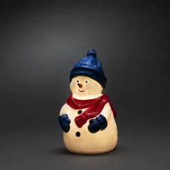 Dekorationsfigur Gnosjö Konstsmide Snögubbe LED