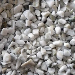 Dekorsten Magrab Krossprodukter Vit Marmor 8-12 mm, 1000 kg Säck